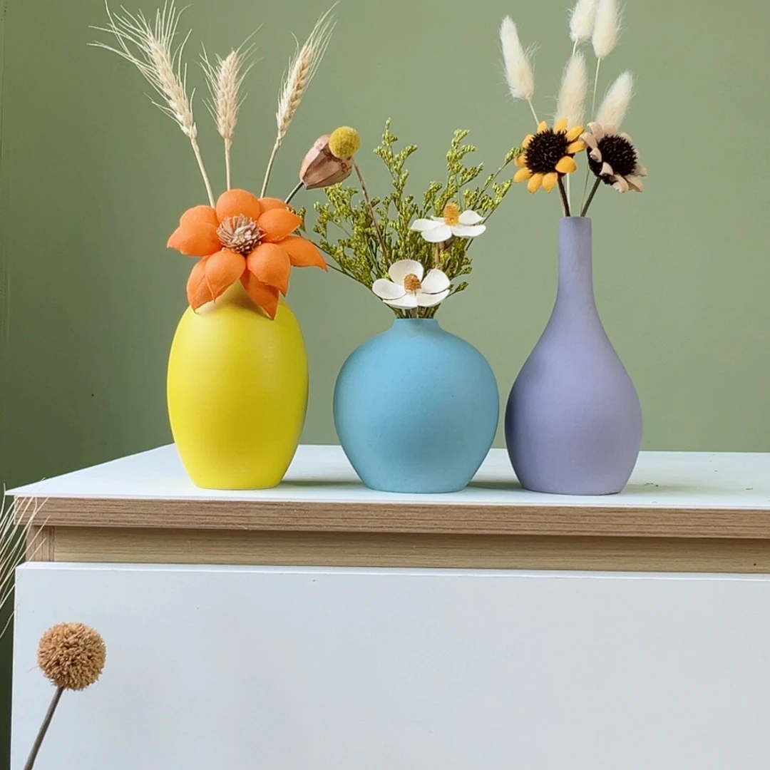 摆件花瓶带花高度20-30厘米左右