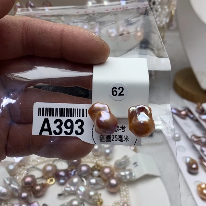 淡水珍珠项链银S925镶嵌393