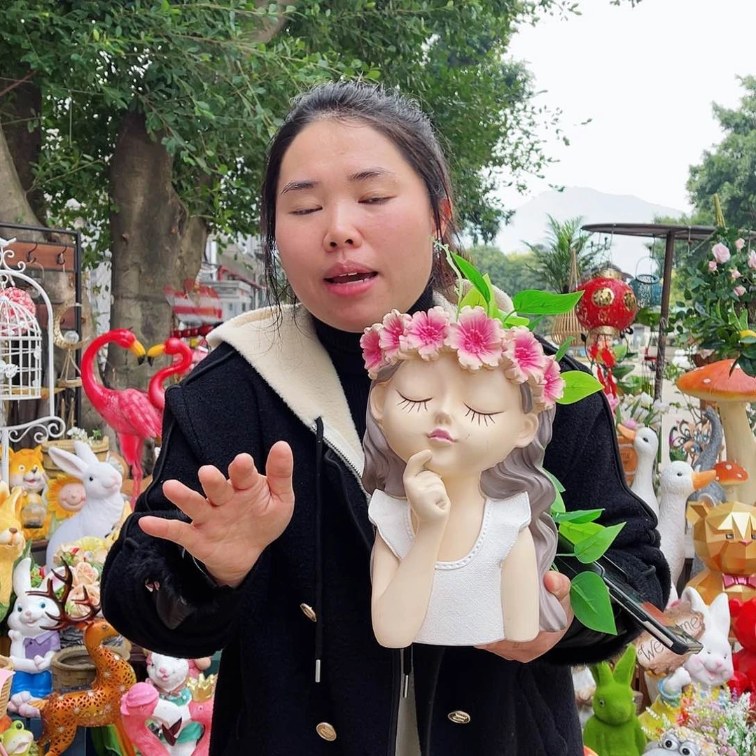 【闪购商品】无铅玻璃花园摆件&000&