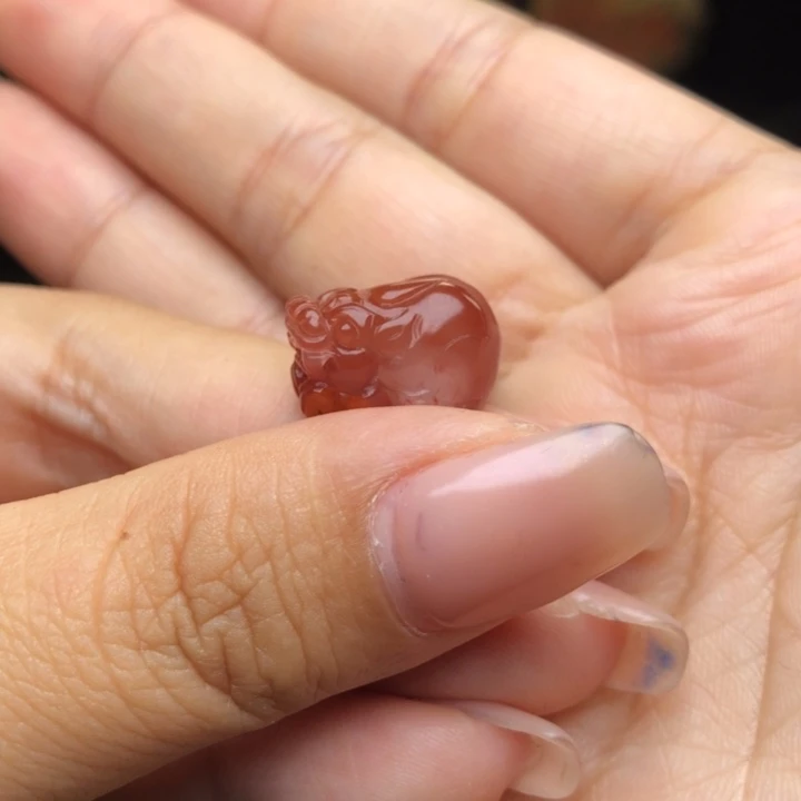 南红玛瑙未镶嵌颈饰