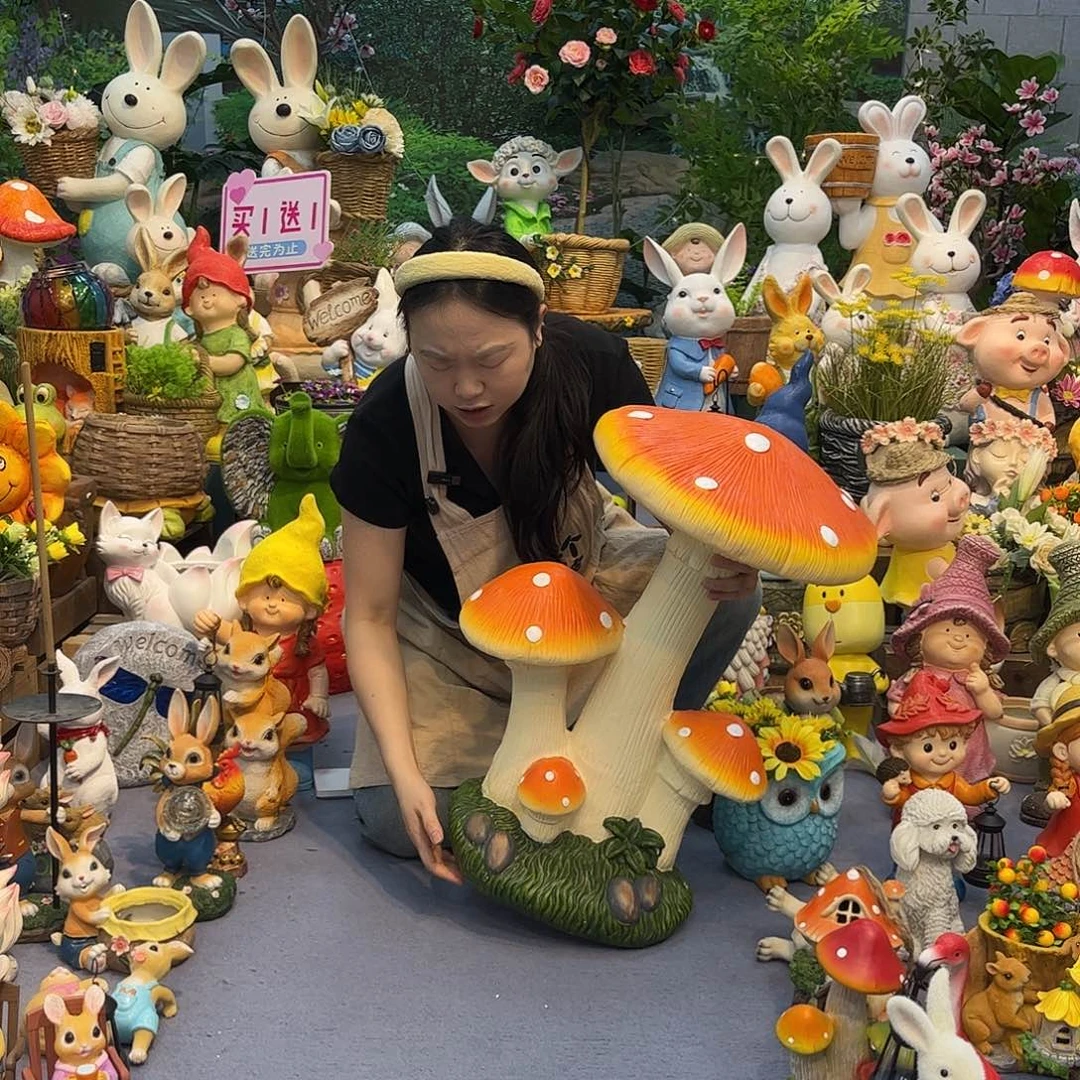 花园创意摆件蘑菇