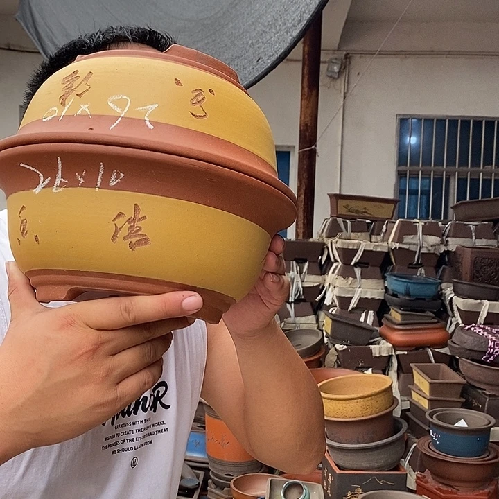 紫砂花盆紫砂花盆