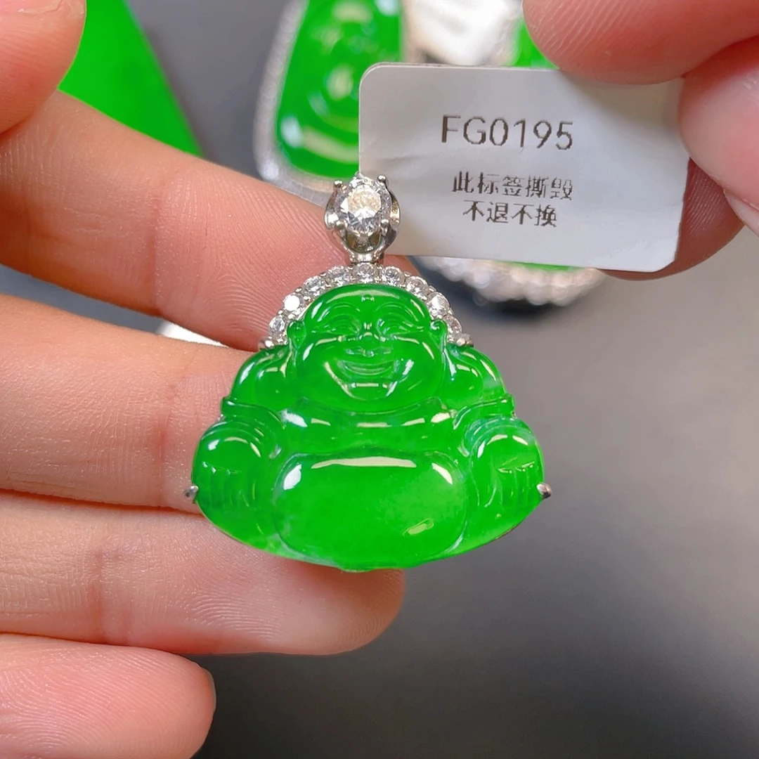 【闪购商品】颈饰银S925镶嵌翡翠翡翠