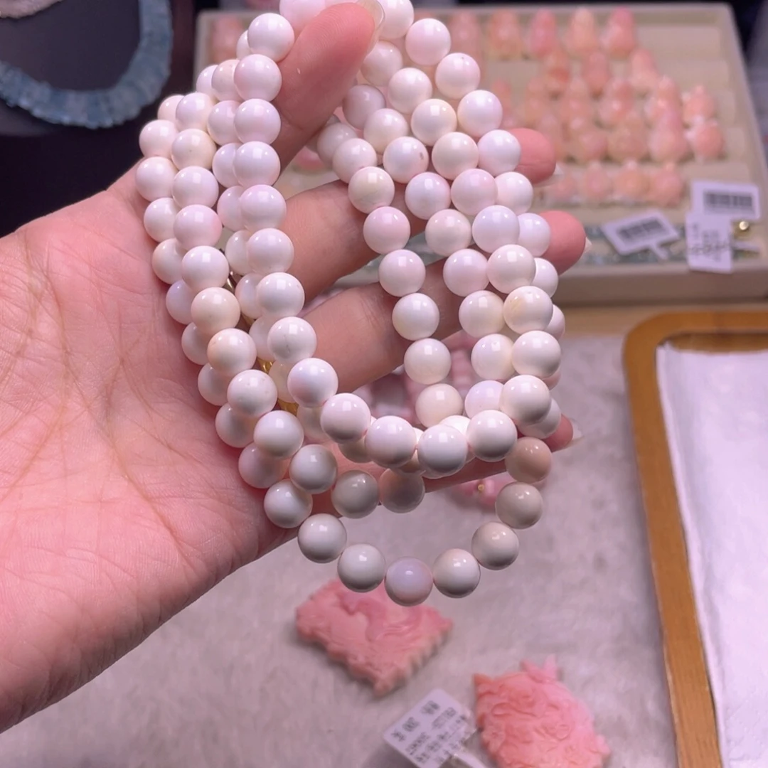 未镶嵌小雕海螺珠?****?福利