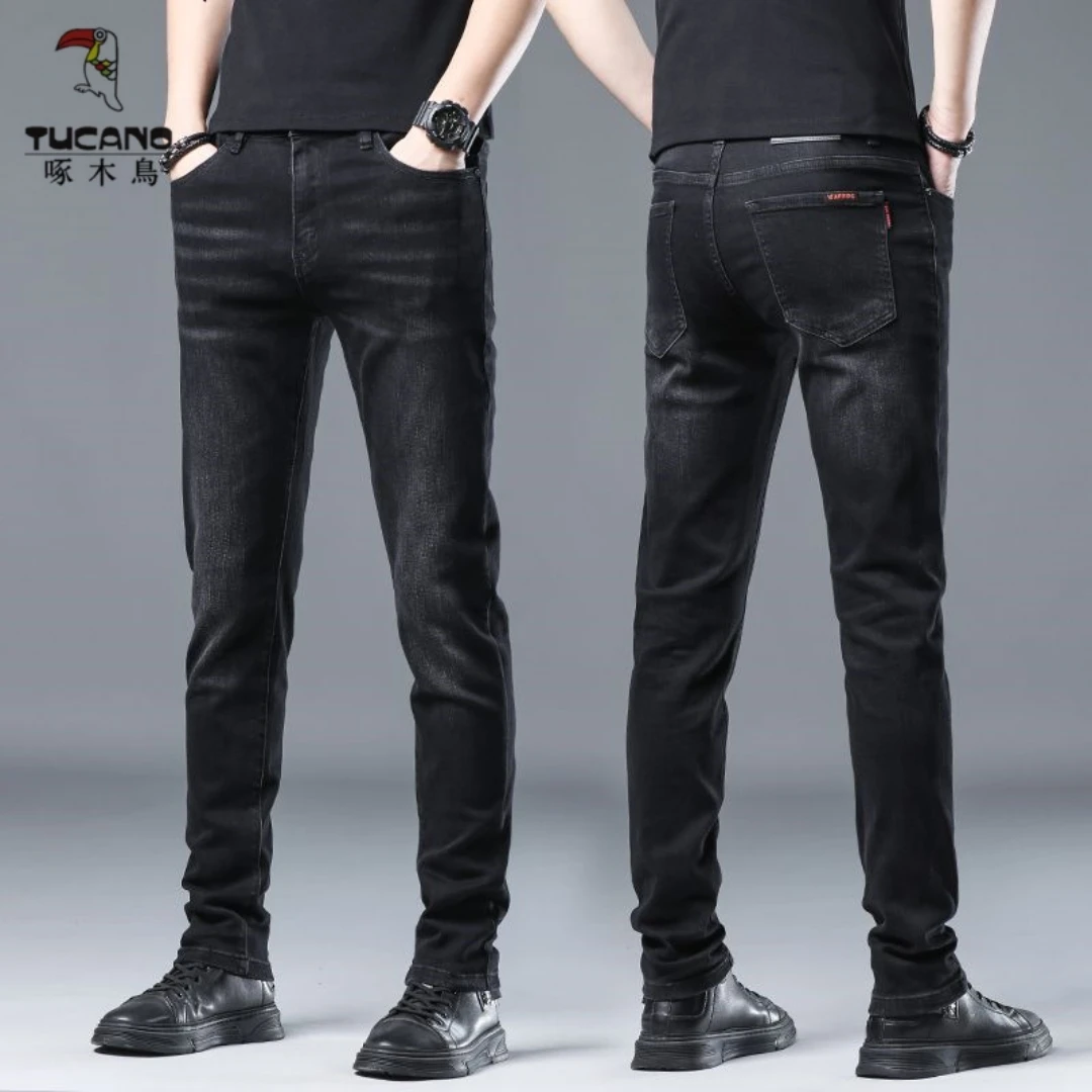 TUCANO/啄木鳥男士牛仔裤夏季爆款高档舒适休闲长裤裤子弹力