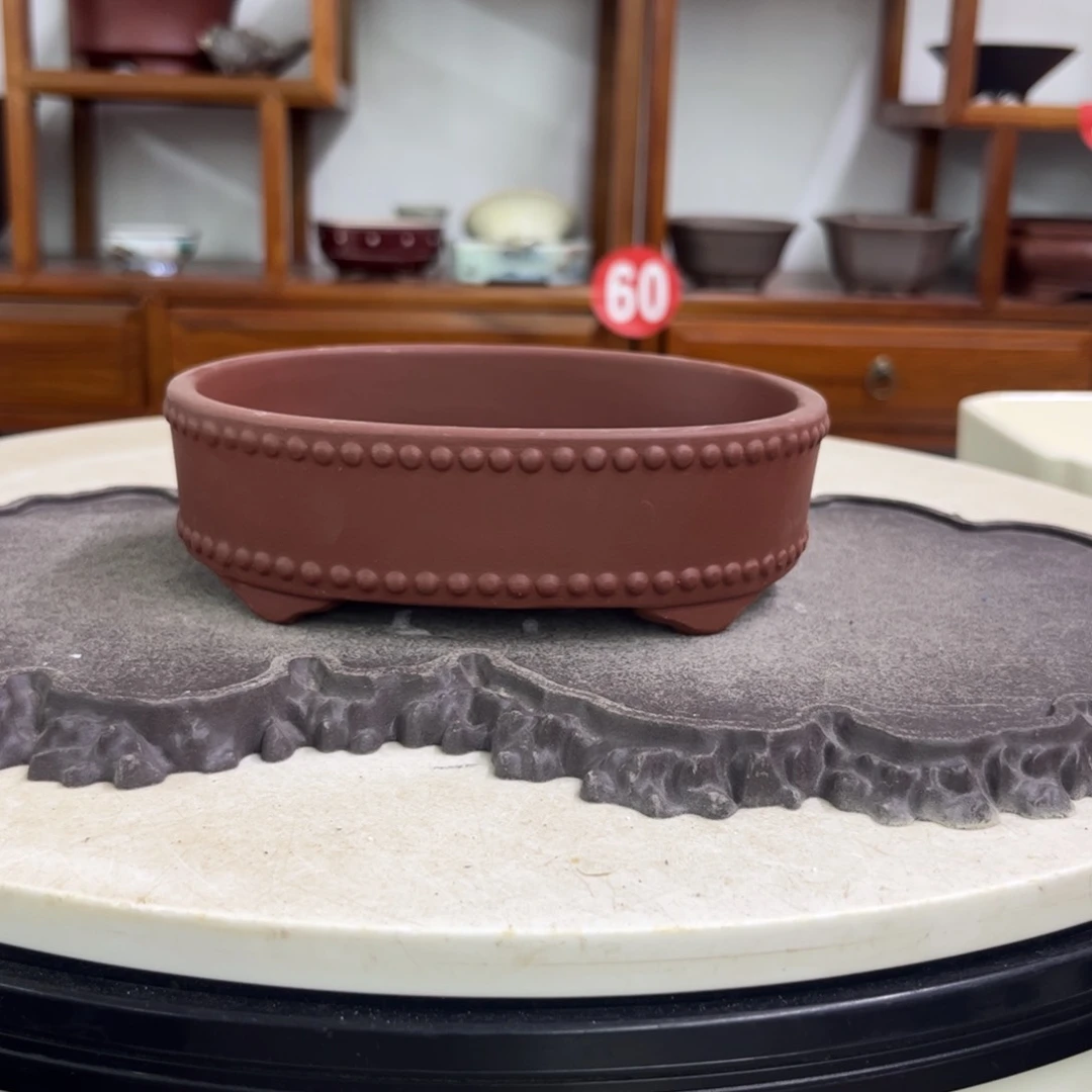 紫砂花盆瑕疵4.5-15.5-12。。