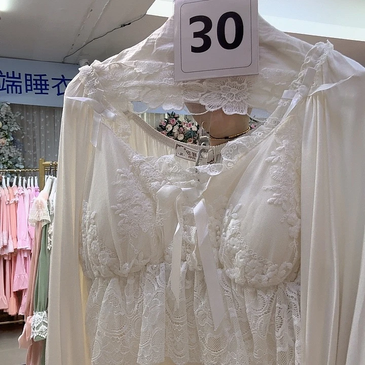 三醋酯纤维宫廷款两件套最小号