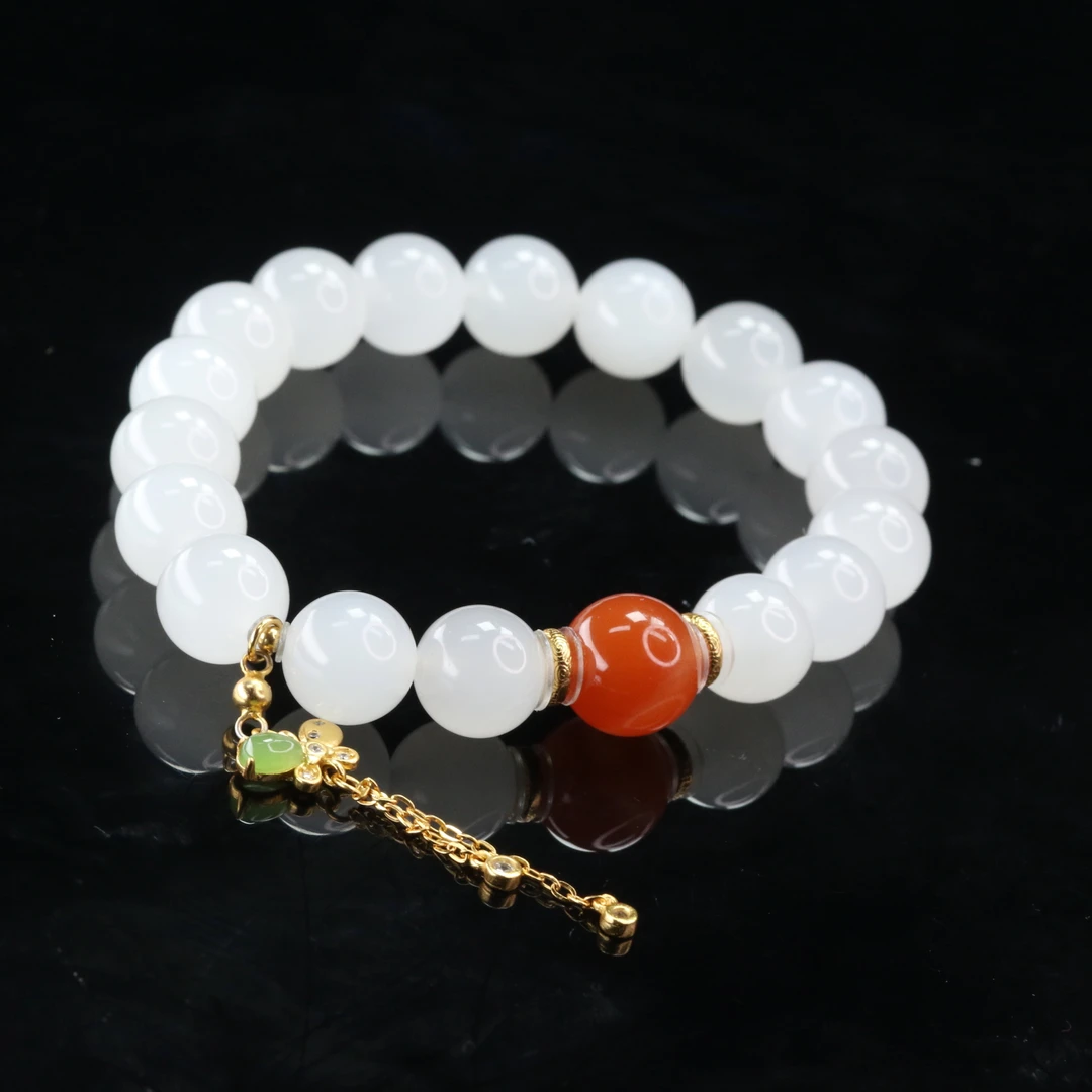 50和田玉一级白手串/100512北京中保拍卖