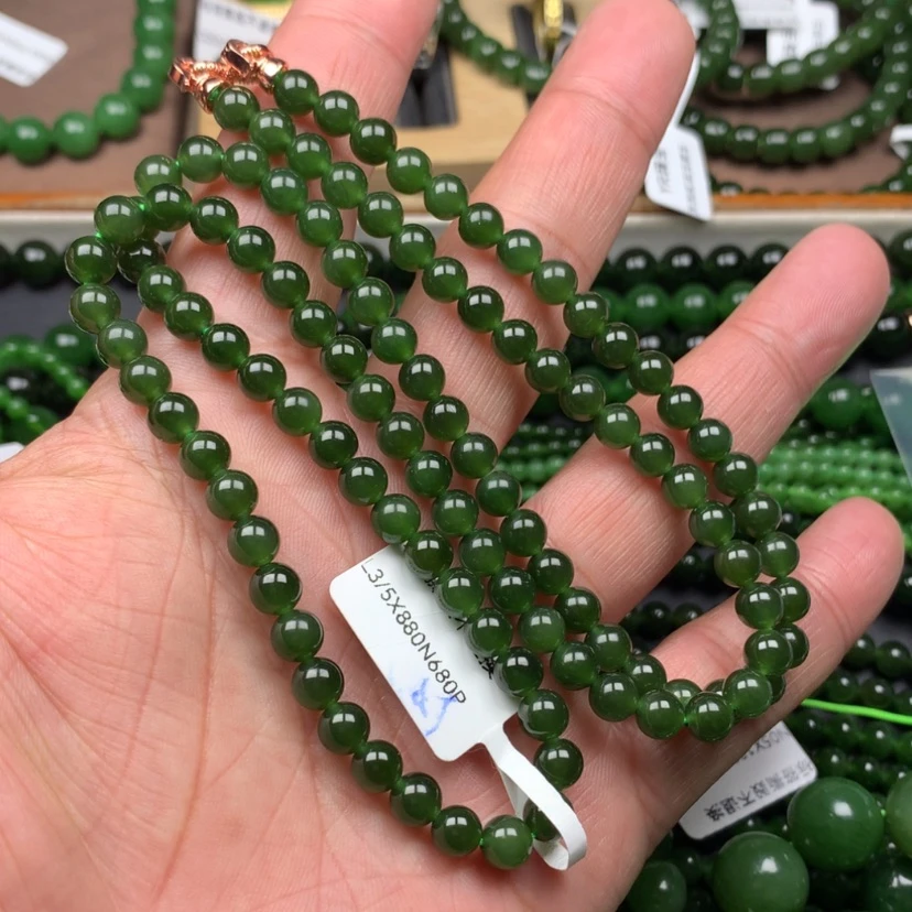 【闪购商品】颈饰未镶嵌和田玉（碧玉）6