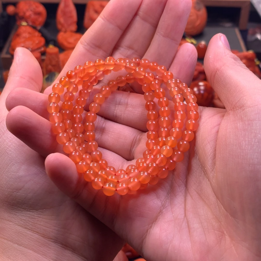 【闪购商品】未镶嵌多圈南红玛瑙