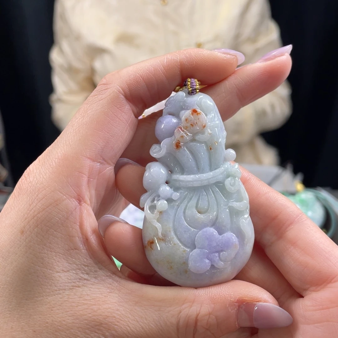 翡翠颈饰未镶嵌代编织