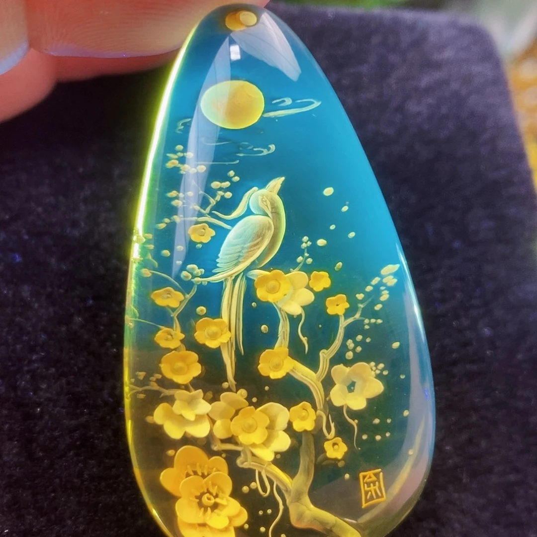 【闪购商品】金珀吊坠(不含链)未镶嵌