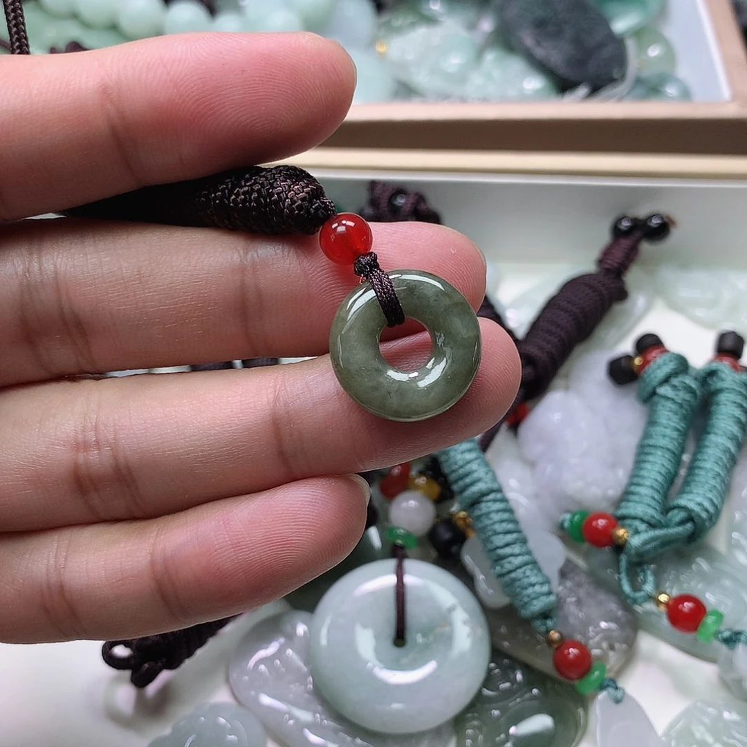 未镶嵌挂件翡翠天然翡翠A货吊坠