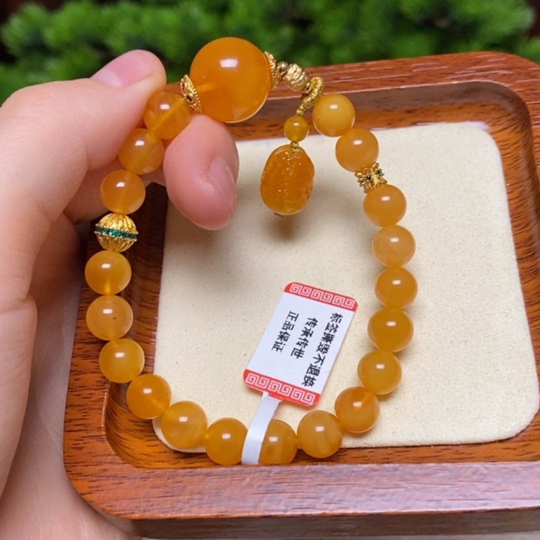 【闪购商品】手链蜜蜡未镶嵌手串