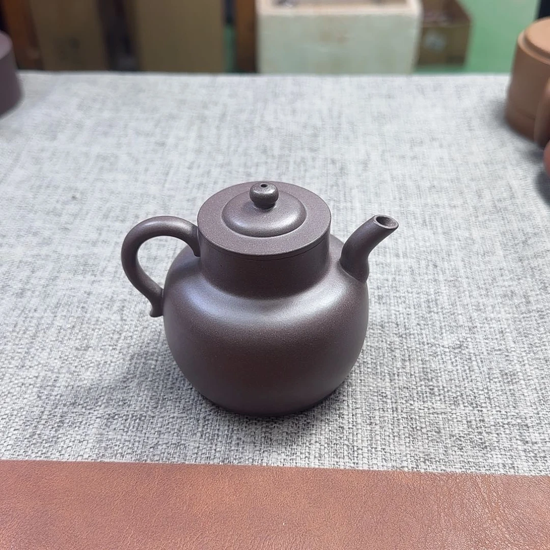 峰***团茶壶紫砂民间手艺人全手工制作