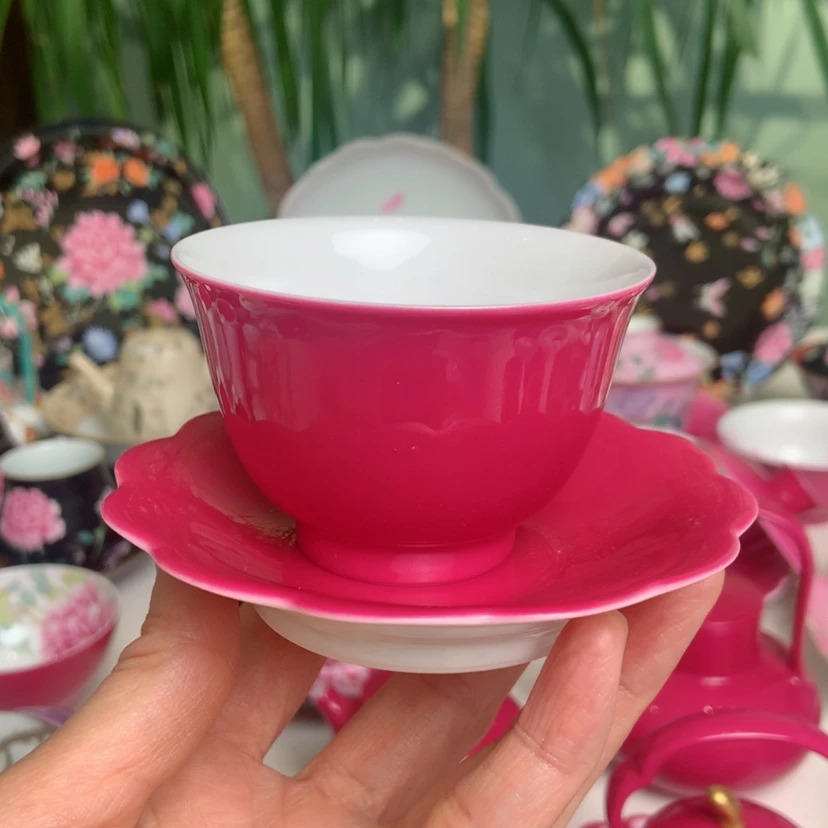 【闪购商品】景德镇手工制作工艺胭脂红