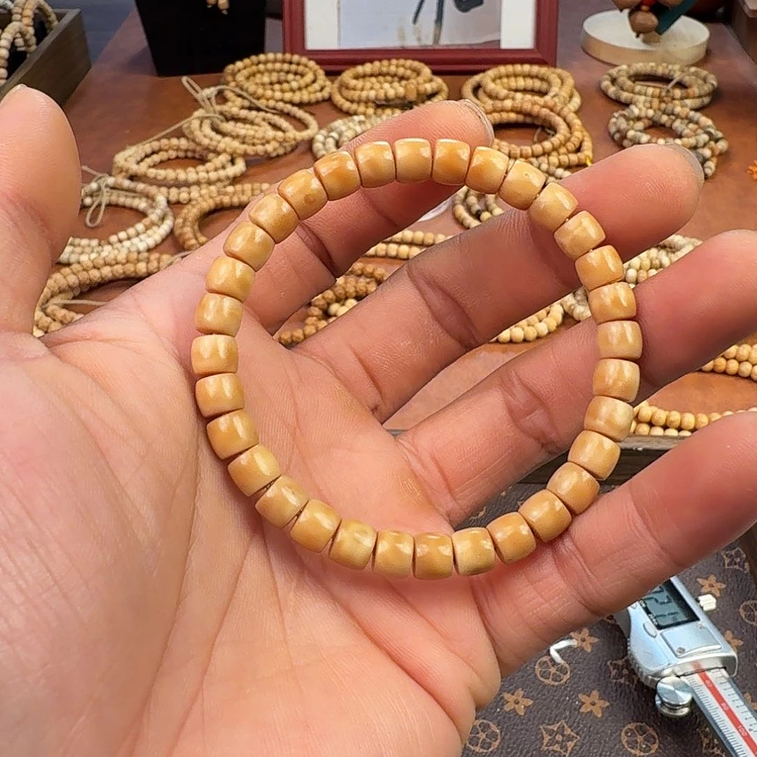 手串菩提根/象牙果龙脊菩提直切单圈微瑕