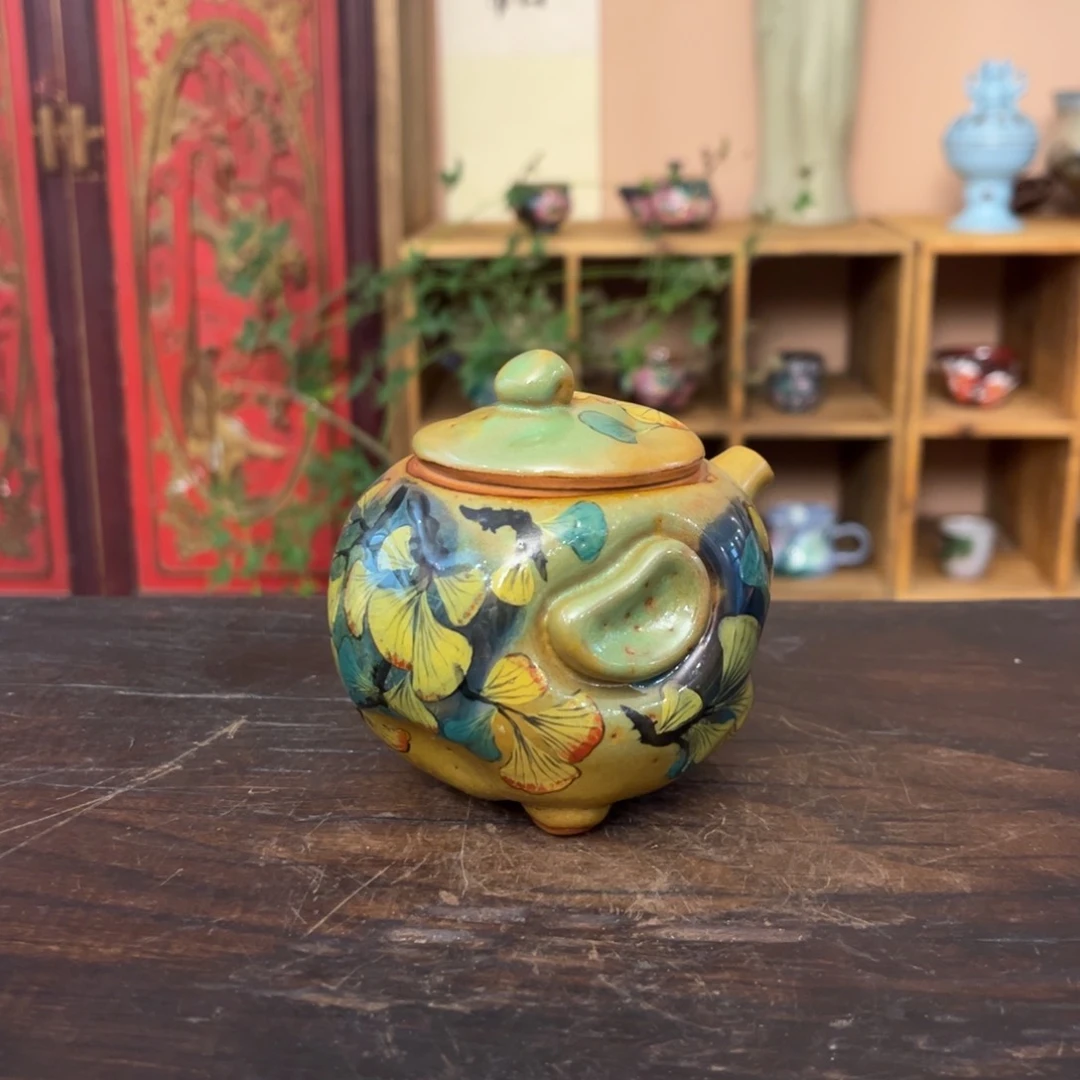 柴烧手工手绘陶瓷