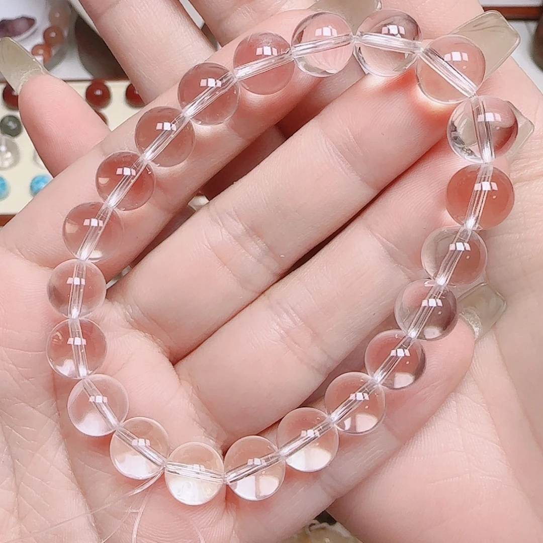 水晶手串未镶嵌泠*白水晶