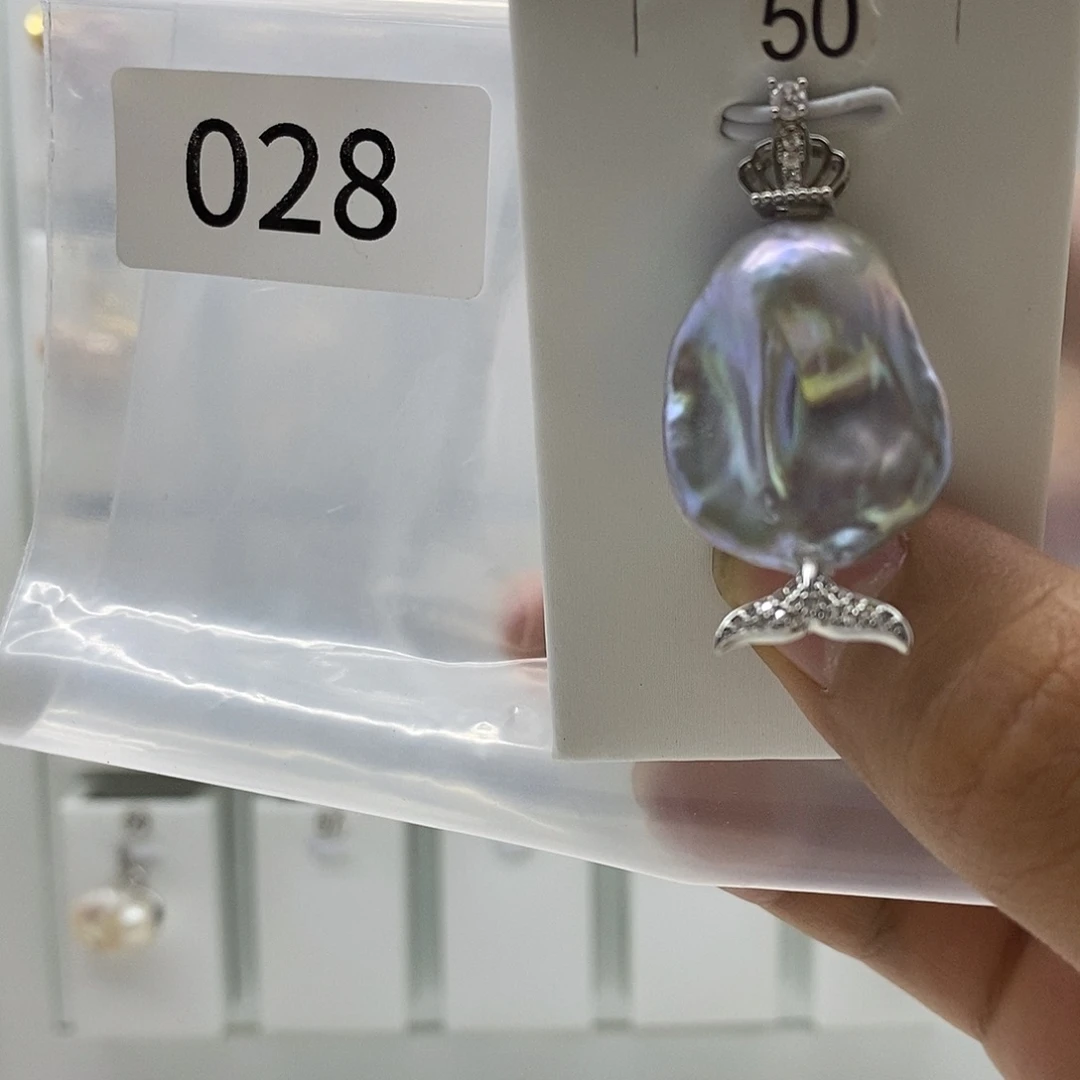 心***豚巴洛克珍珠001淡水珍珠合金