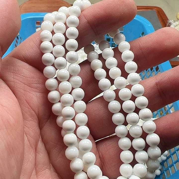 白玉菩提吊坠白色8889