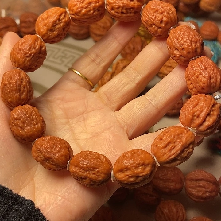 人***海手串文玩核桃小枣