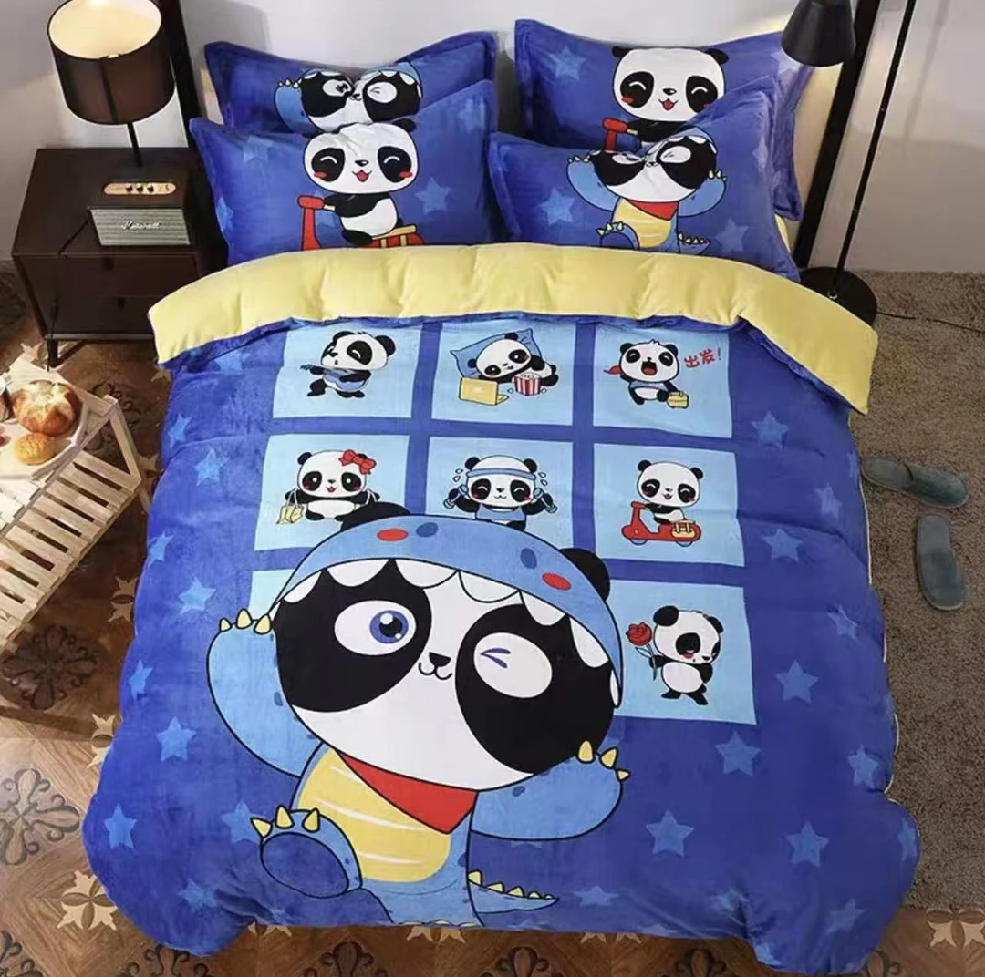 新款儿童大尺寸四件套-立