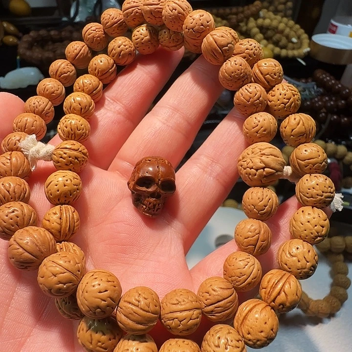 @***扰吊坠桃核桃核手串