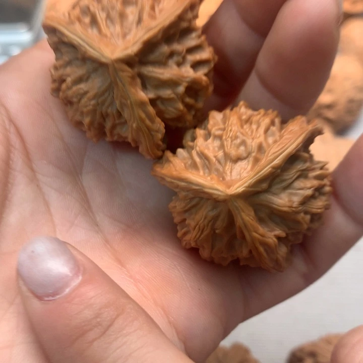 把件文玩核桃盘山三棱37