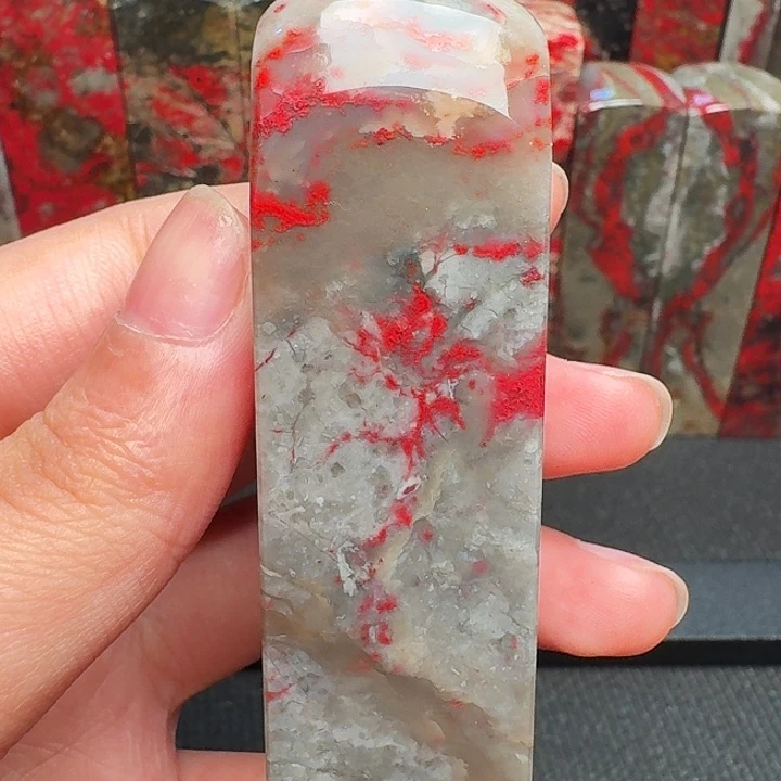 昌化石印石精品昌化鸡血石