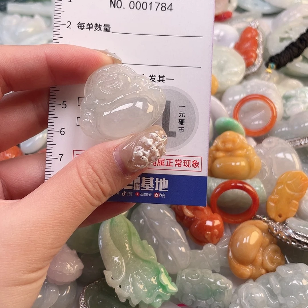 翡翠未镶嵌颈饰1784