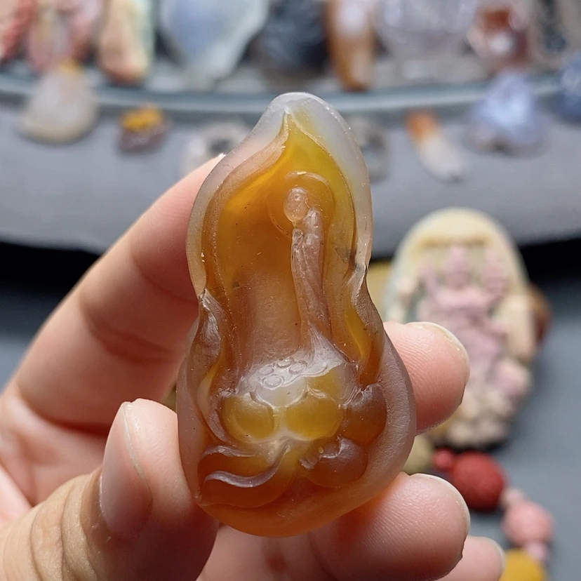 【闪购商品】未镶嵌吊坠定制玛瑙