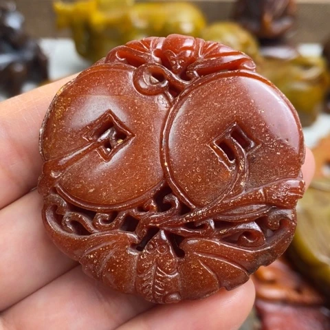 蛇纹石玉未镶嵌颈饰24