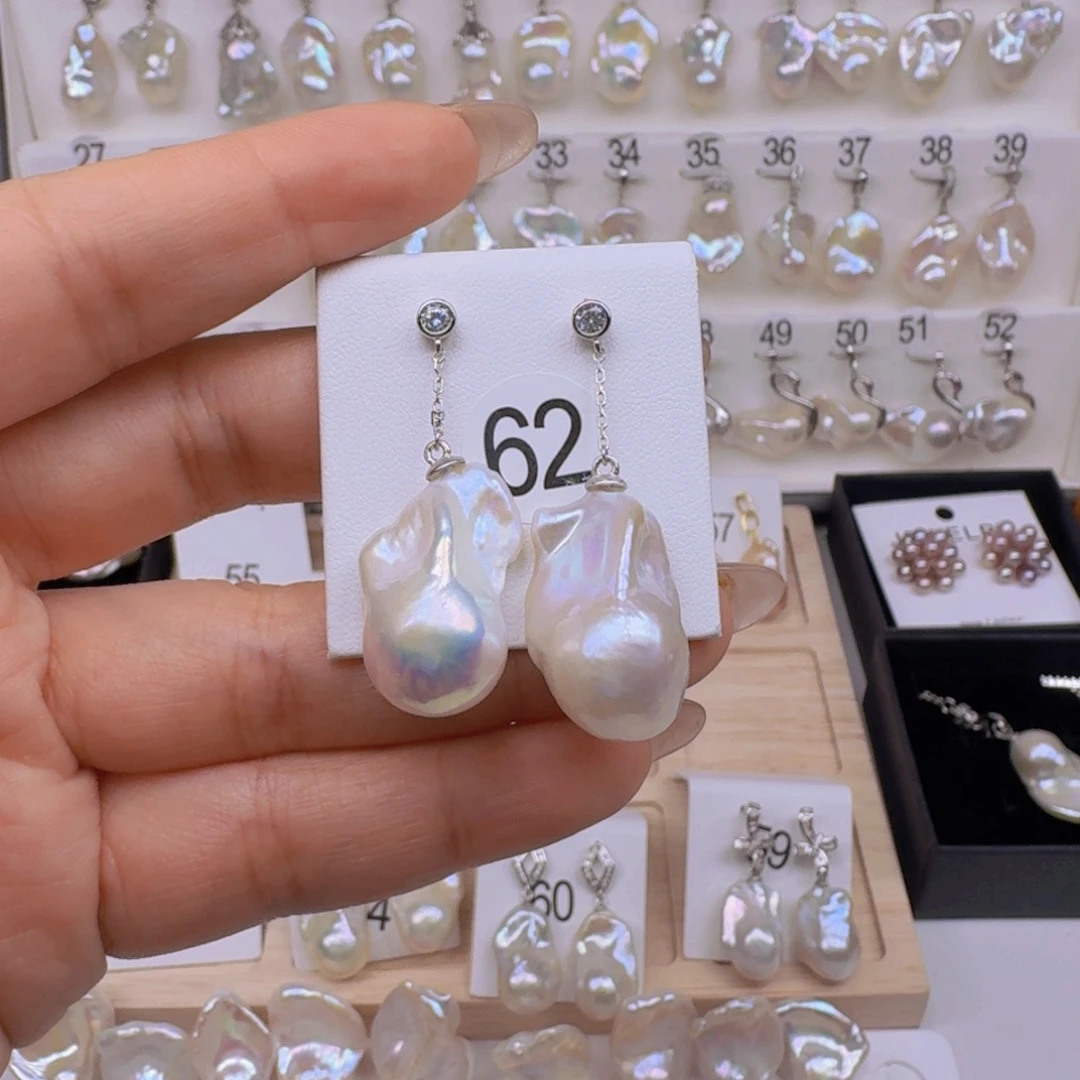 银S925镶嵌颈饰淡水珍珠