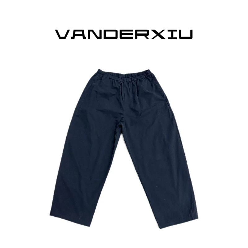 VANDERXIU极简九分 舒适阔腿裤