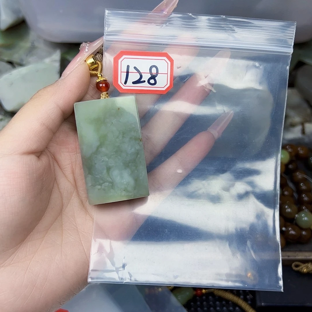 和田玉珠宝半成品未镶嵌