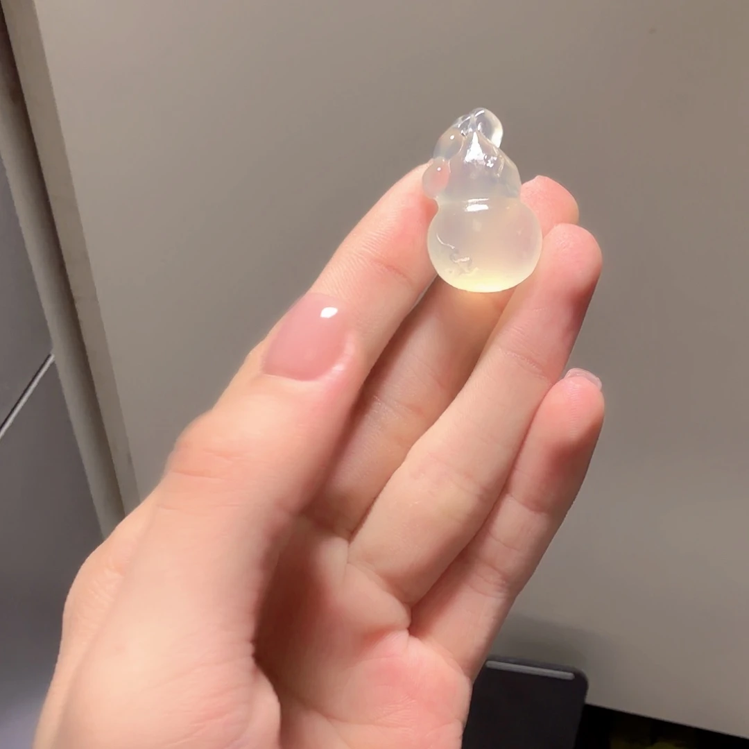 岫玉未镶嵌葫芦立体手工