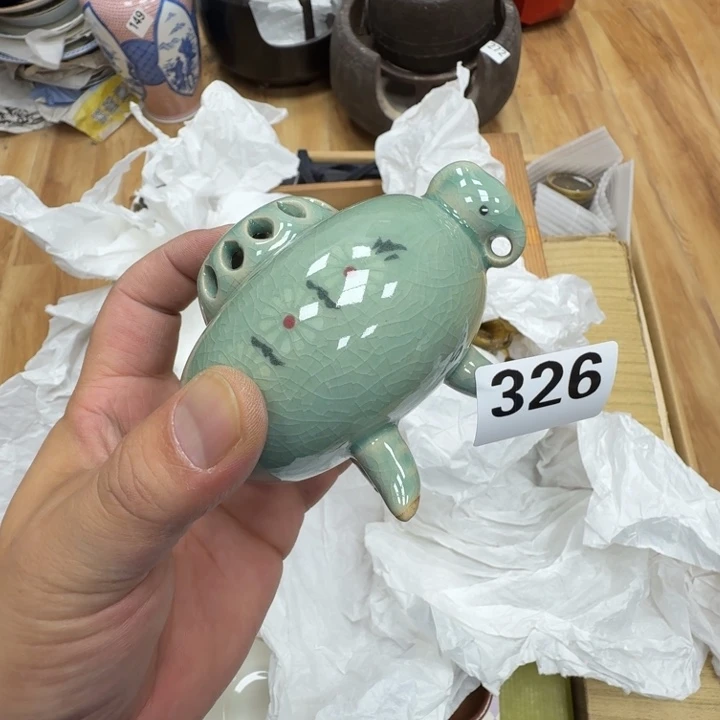 瓷片工艺品摆件瓷器摆件正能量