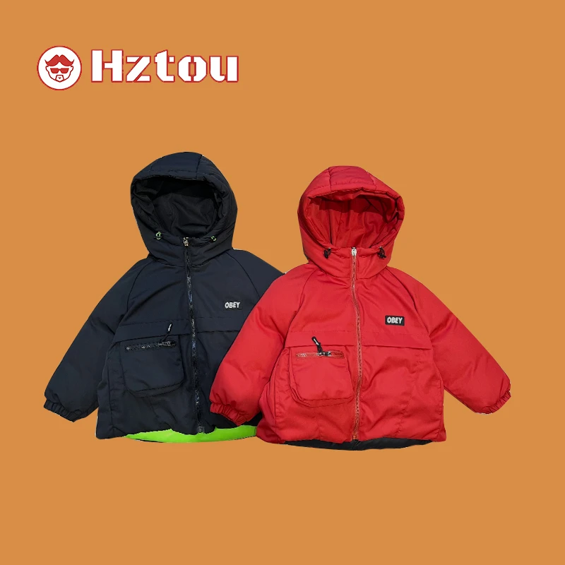 儿童冬季韩版口袋羽绒服HD073
