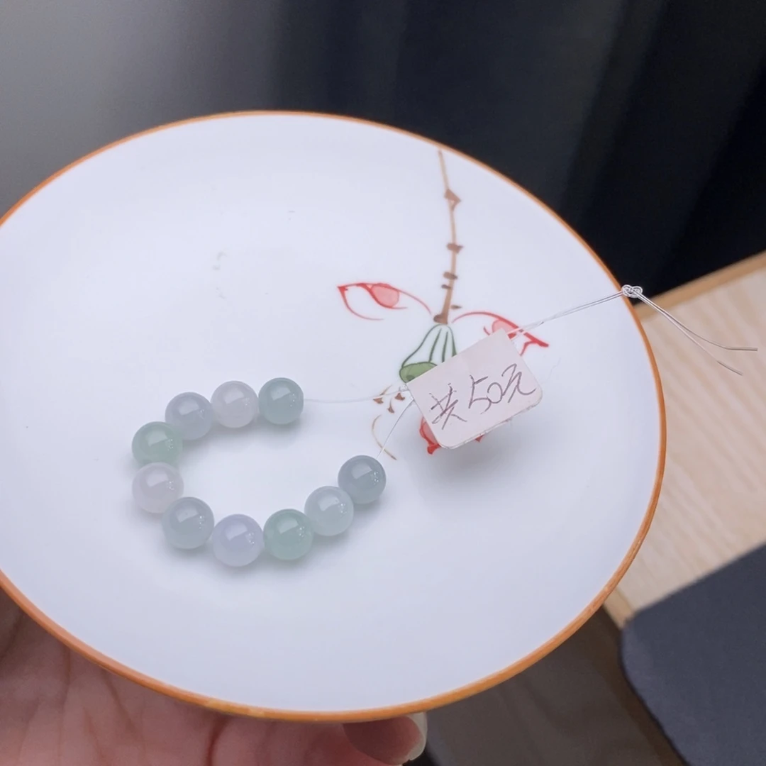 翡翠未镶嵌手链翡翠y2751 卡6.3