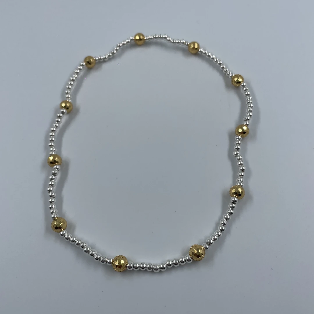 925银手链  KindGem  百搭时尚精致项链（32cm）S-34088