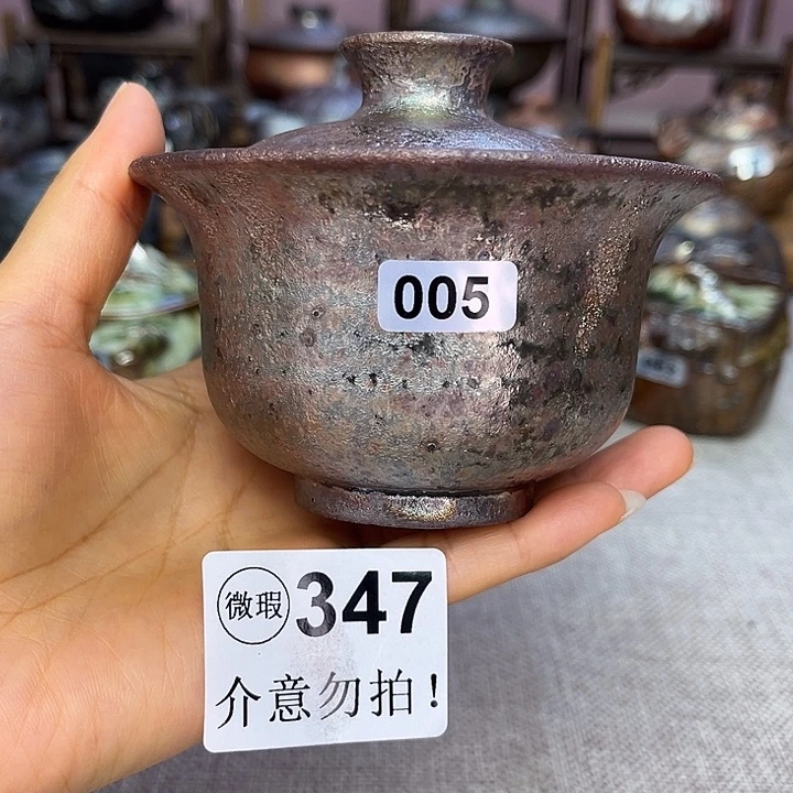 裸柴烧陶瓷手工茶器
