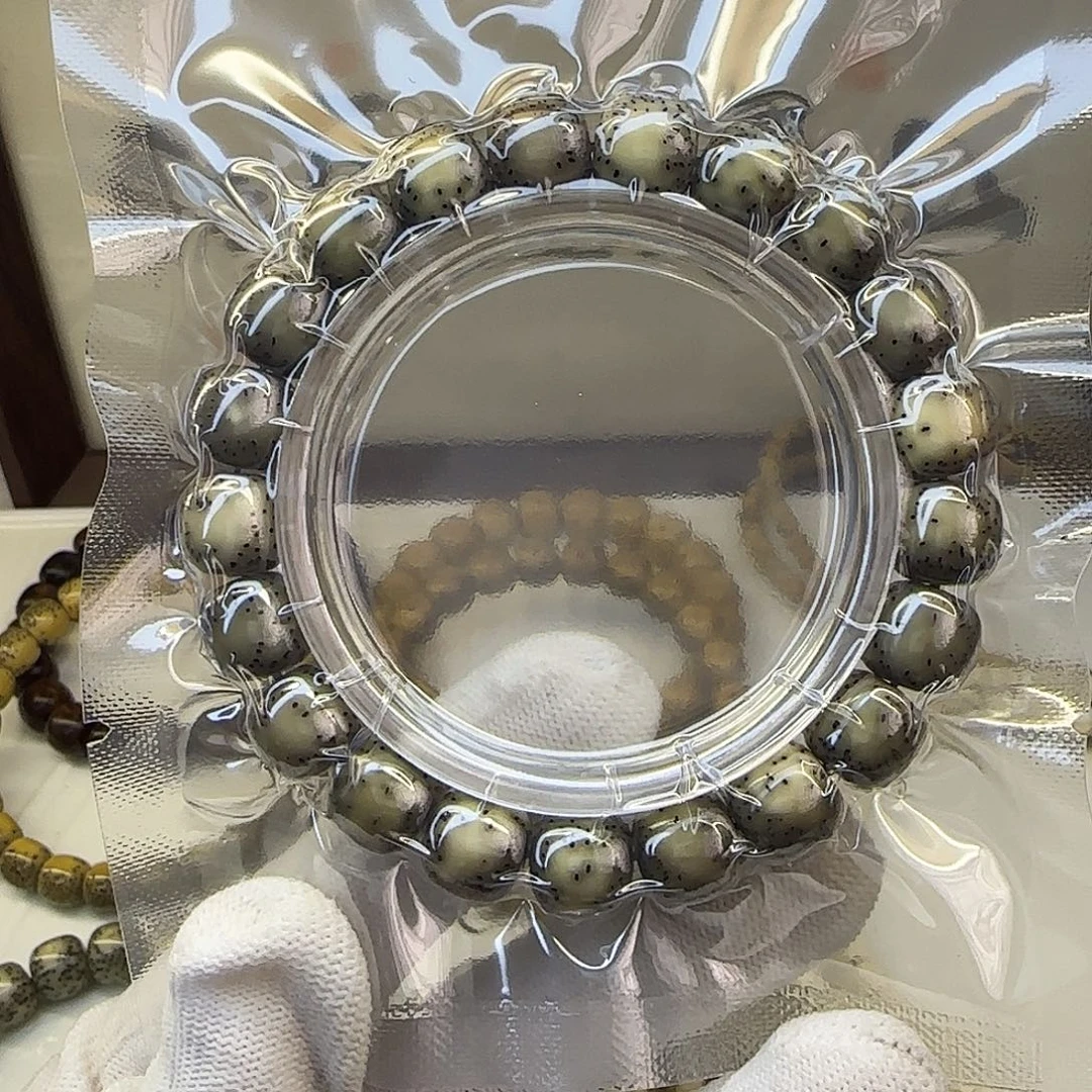 手串星月菩提卡11糯冰大留白牛毛小细星