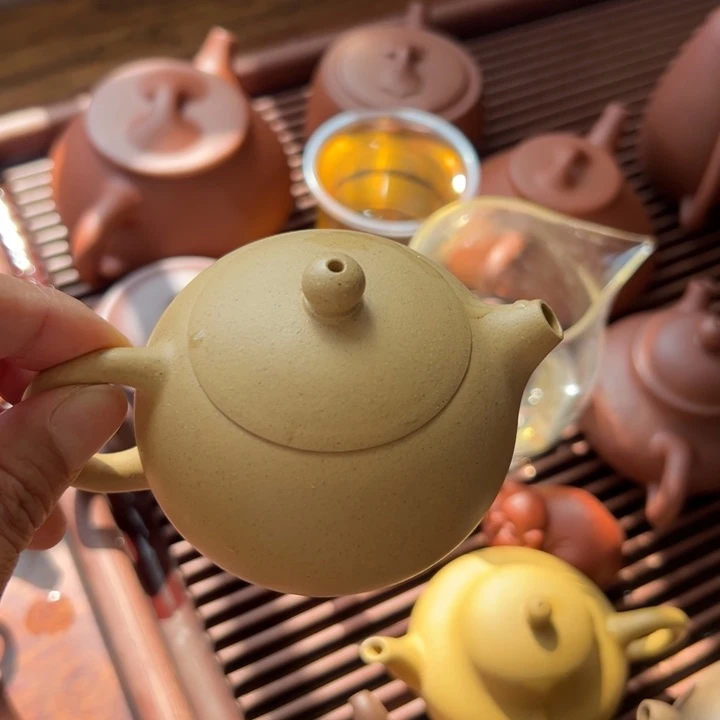 紫砂茶壶本绿西施150c c