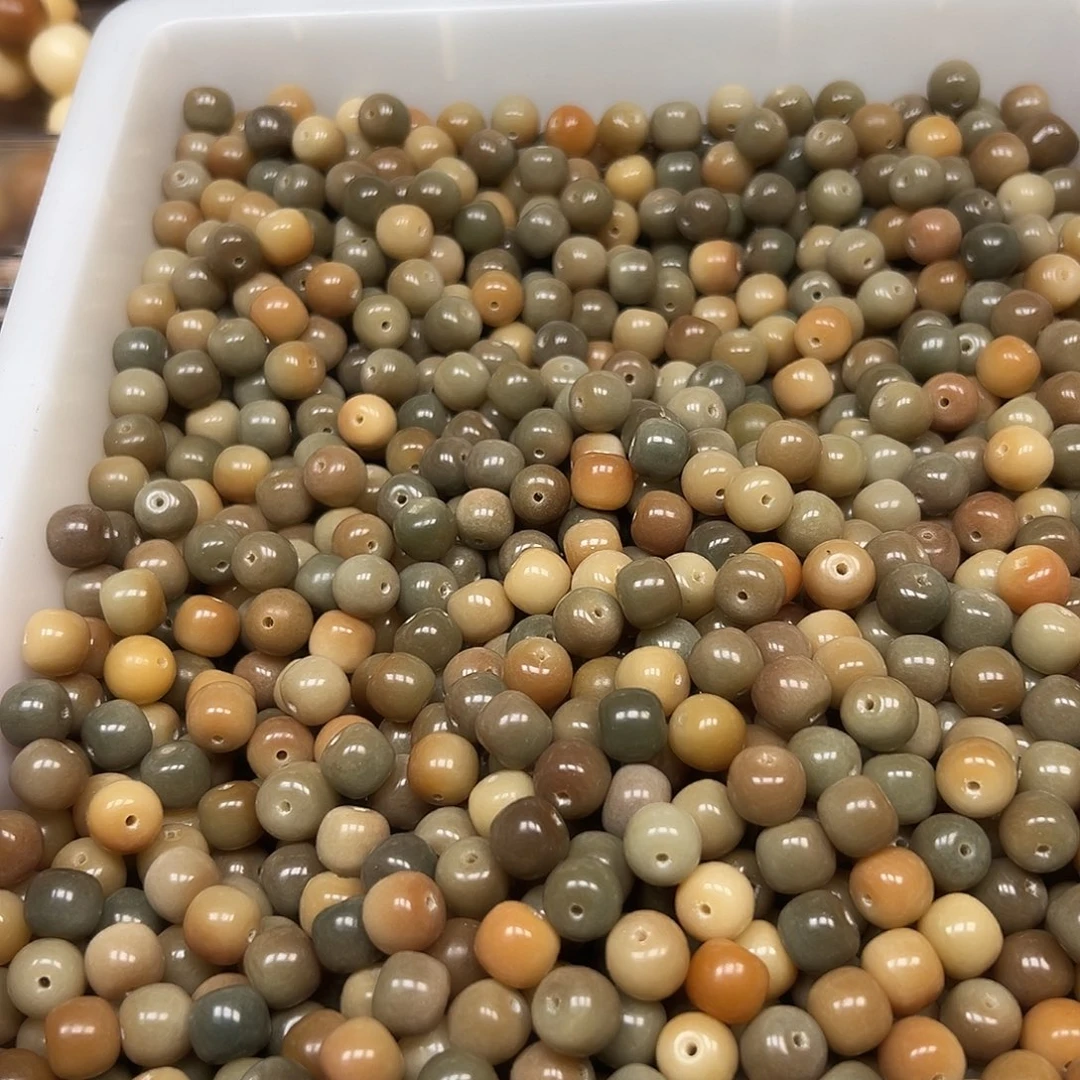 手串菩提根/象牙果500颗11尺寸敦煌桶珠微瑕