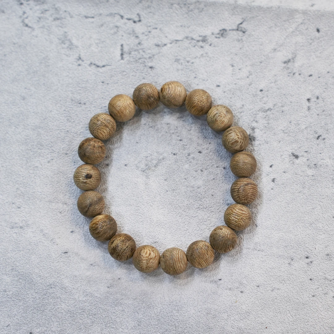 B21【沉香女儿】沉香手串天然野虎斑棋圆珠单圈多样性发一条