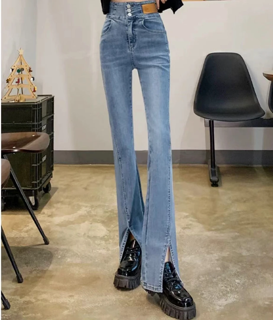 『 牛仔裤S 』显瘦气质洋气潮流百搭设计时尚牛仔裤F23-F27