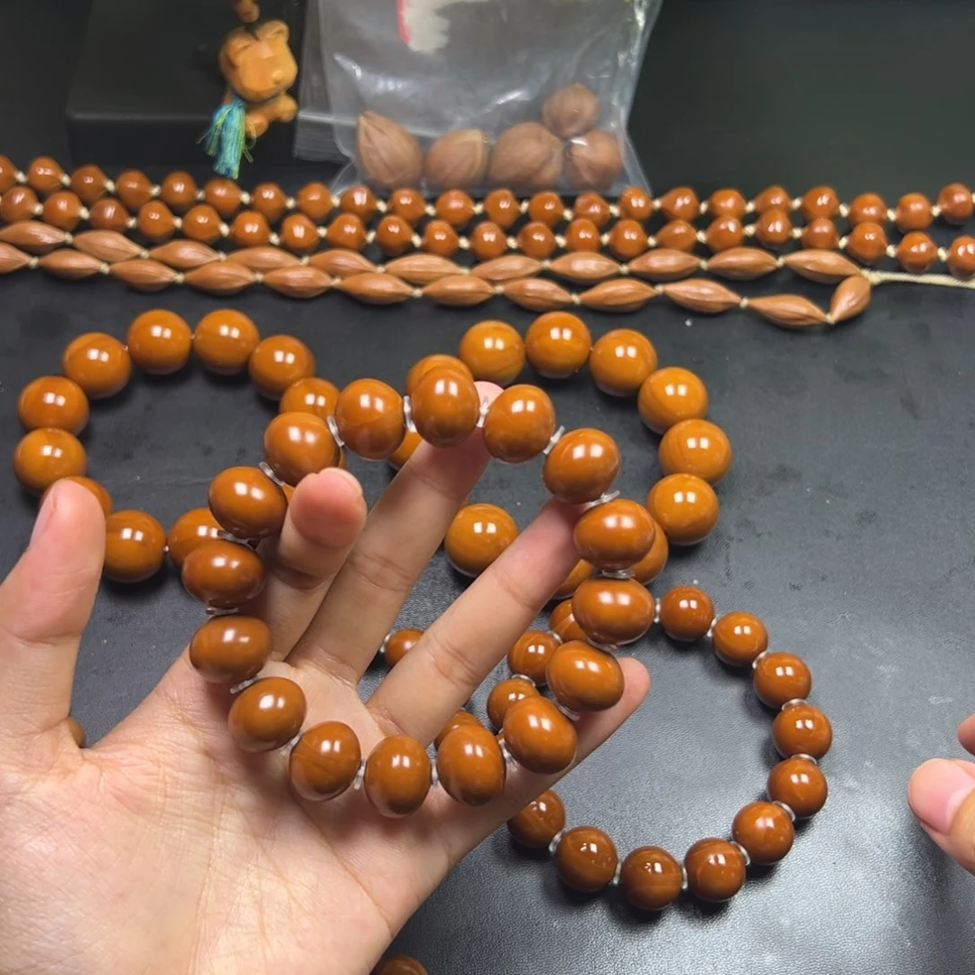 ***༣橄榄核算盘珠1.6精品