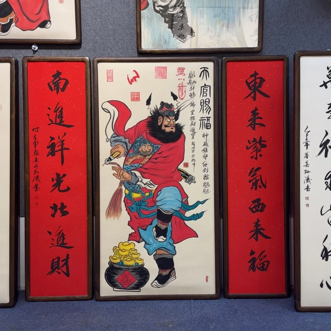 冬***冬国画阿冲手绘钟馗