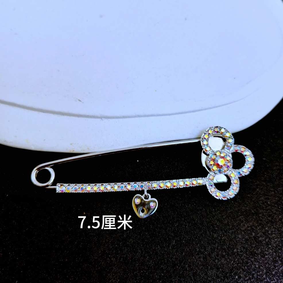 铜合金胸针 238 时尚百搭款环环别针胸针